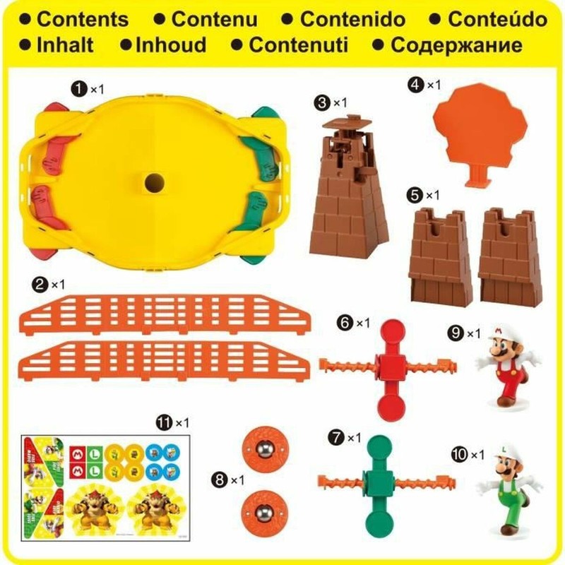 Juegos Mesa Niños Super Mario Fire Mario Stadium - 2 Jugadores