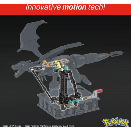 Juguetes Construcción Niños: Mega Construx Motion Charizard 1664 Piezas