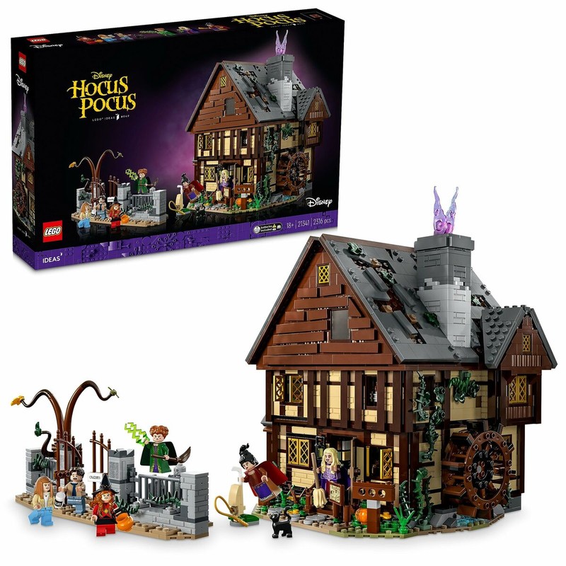 Juego de Construcción Lego Hocus Pocus: Cabaña Hermanas Sanderson 21341 - Compra online en MegaJuguetes