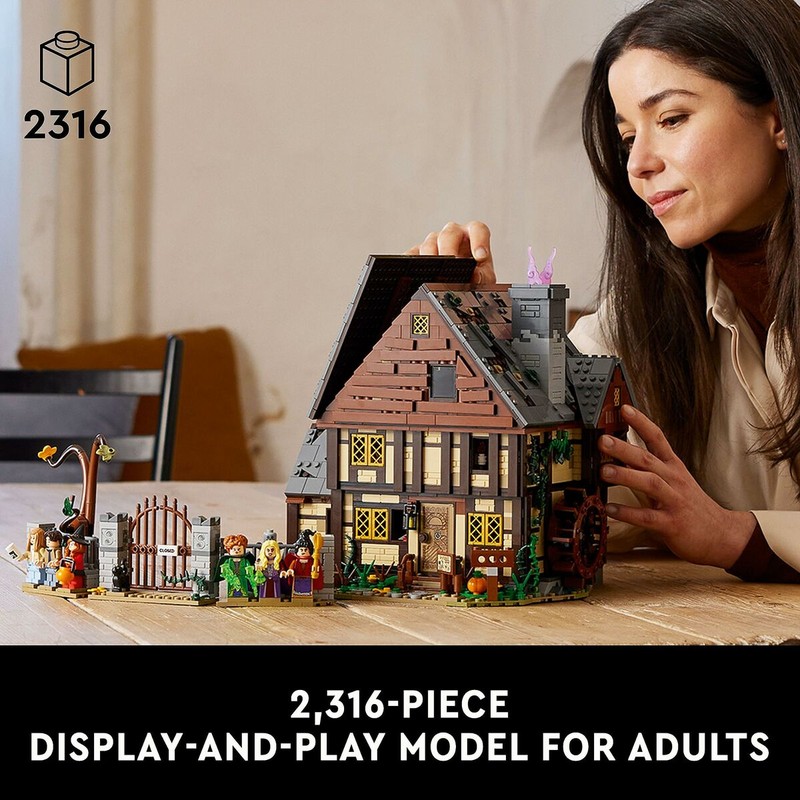 Juego de Construcción Lego Hocus Pocus: Cabaña Hermanas Sanderson 21341