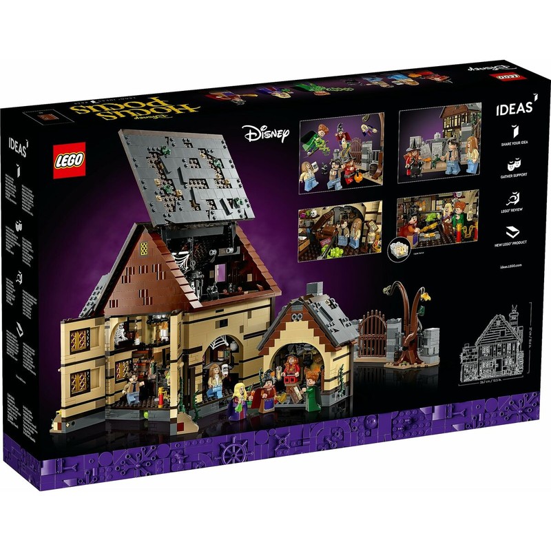 Juego de Construcción Lego Hocus Pocus: Cabaña Hermanas Sanderson 21341