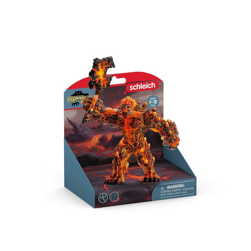 Figuras acción niños Schleich Eldrador - Lava Golem con Arma