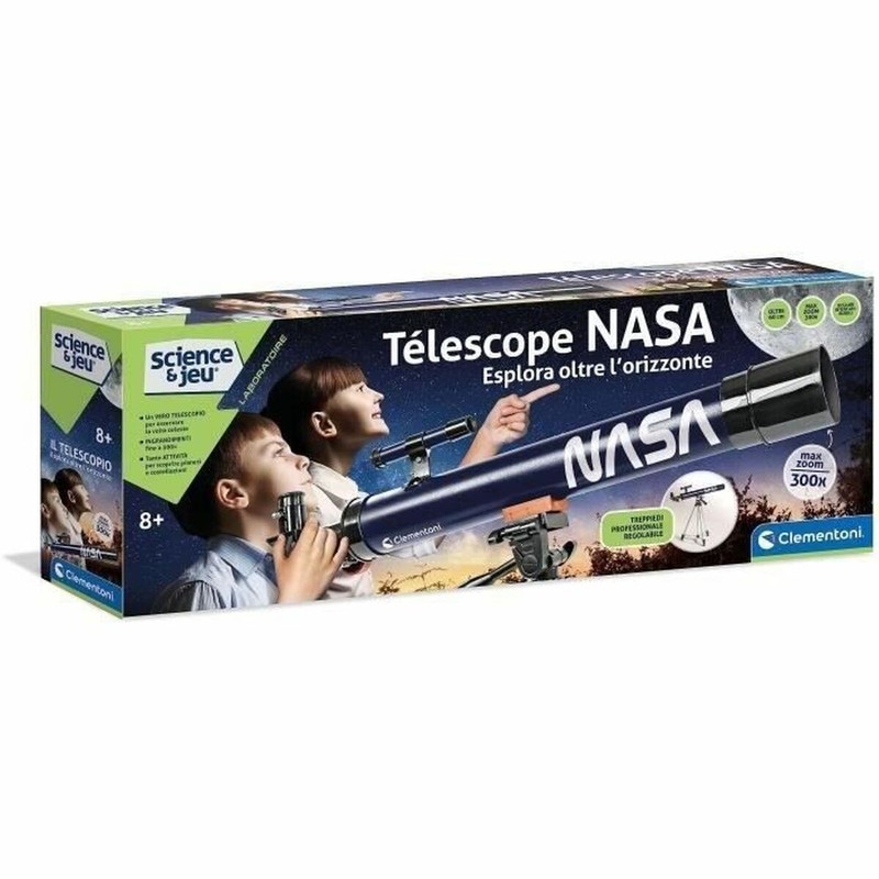 Juguetes Construcción Niños: Telescopio Infantil Clementoni NASA