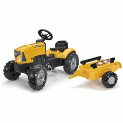 Juguetes Exterior Niños: Tractor a Pedales Falk Amarillo - Compra online en MegaJuguetes