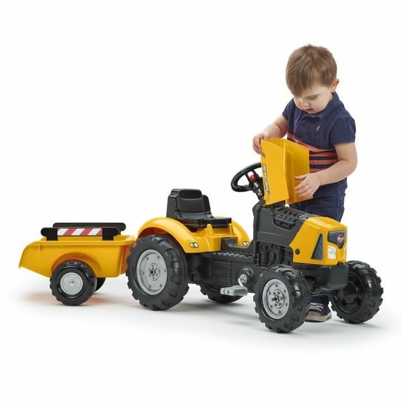 Juguetes Exterior Niños: Tractor a Pedales Falk Amarillo