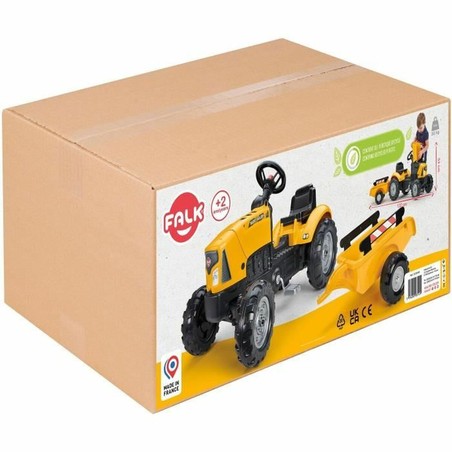 Juguetes Exterior Niños: Tractor a Pedales Falk Amarillo
