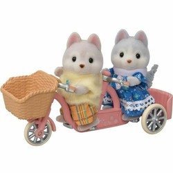 Figuras Acción Niños Sylvanian Families Husky con Tandem - Compra online en MegaJuguetes
