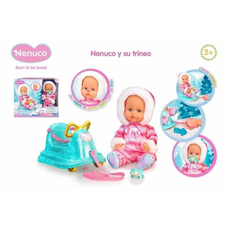 Muñecas Niñas Nenuco Trineo 35 cm - Aventura Invernal