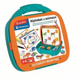 Juegos Mesa Niños Clementoni Magnetic Letters & Animals Case - Compra online en MegaJuguetes