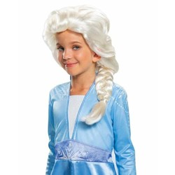 Disfraces Niños: Peluca Elsa Frozen Rubia Infantil - Compra online en MegaJuguetes