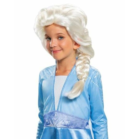 Disfraces Niños: Peluca Elsa Frozen Rubia Infantil - Compra online en MegaJuguetes