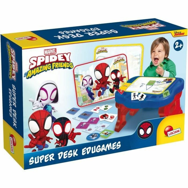 Juegos Mesa Niños Lisciani Spidey Super Desk Multilingüe - Compra online en MegaJuguetes