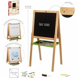 Pizarra doble cara niños Jeujura de madera, ideal para el desarrollo creativo