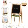 Pizarra doble cara niños Jeujura de madera, ideal para el desarrollo creativo