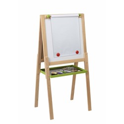 Pizarra doble cara niños Jeujura de madera, ideal para el desarrollo creativo 2
