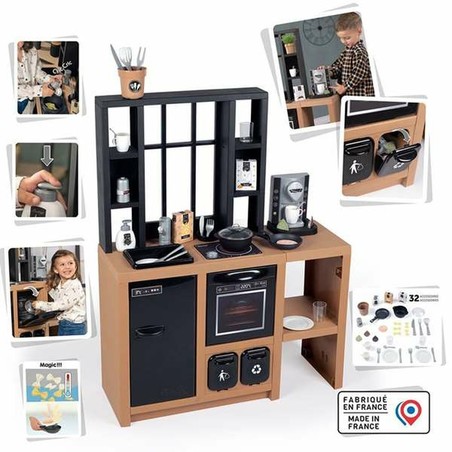 Juego Simbólico Niños: Cocina de Juguete Smoby Loft 32 Piezas