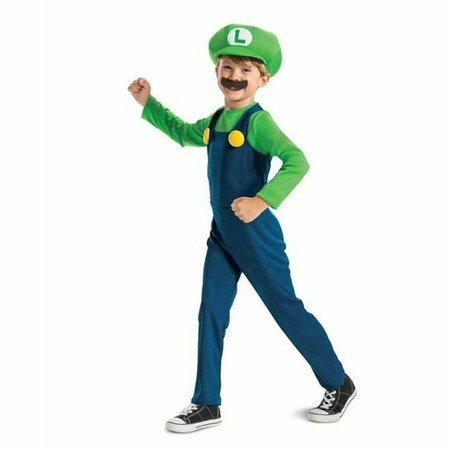 Disfraz Niños Super Mario Luigi Original 2 Piezas - Compra online en MegaJuguetes