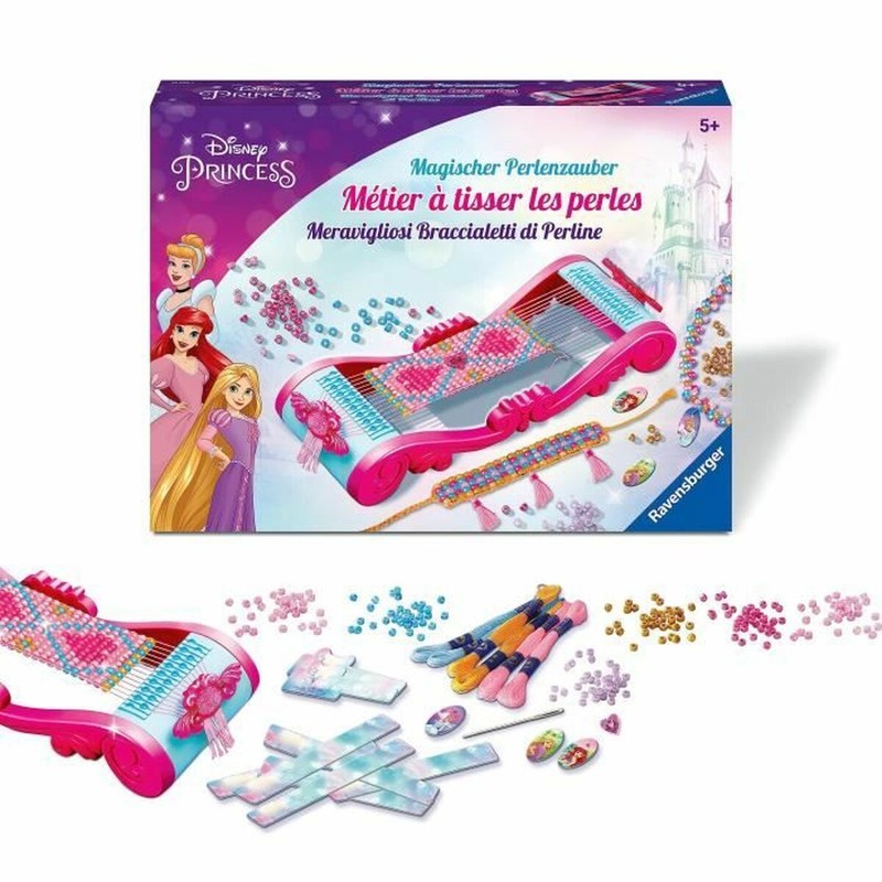 Manualidades Niños: Kit de Pulseras Disney Princesses Ravensburger