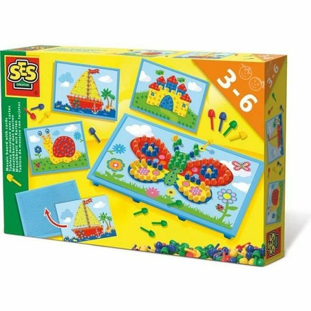 Manualidades Niños Mosaico SES Creative Verde - Creatividad - Compra online en MegaJuguetes