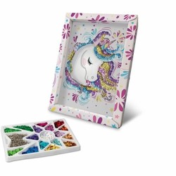 Manualidades Niños Lansay: Kit Ilustración con Lentejuelas - Compra online en MegaJuguetes