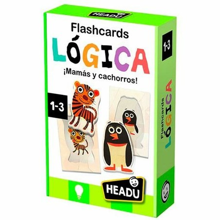 Juegos Mesa Niños HEADU Flashcards Logic Educativo