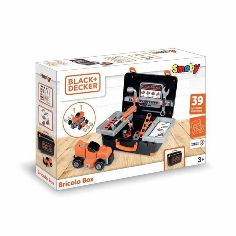 Juego Simbólico Niños Smoby: Banco de Herramientas 39 Piezas