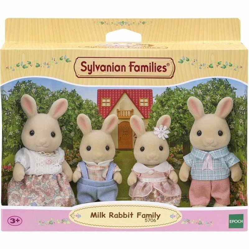 Figuras Acción Niños Sylvanian Families Familia Conejos Creme - Compra online en MegaJuguetes