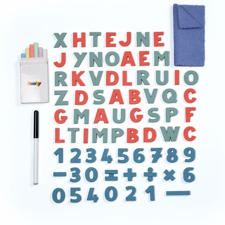 Manualidades Niños: Pizarra Doble Cara Smoby Plegable 80 Piezas