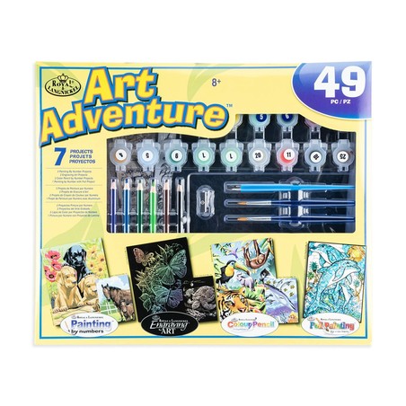 Manualidades Niños: Set de Pintura por Números Royal & Langnickel Art Adventure - Compra online en MegaJuguetes