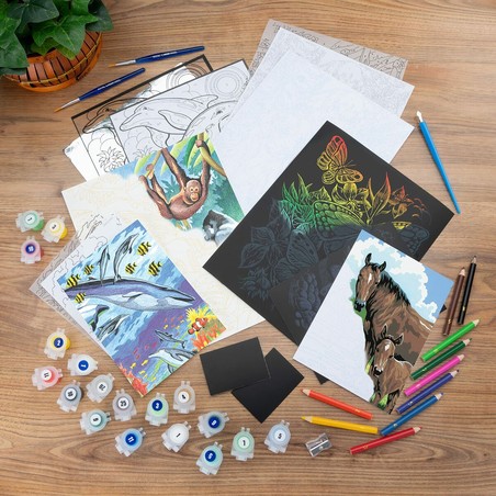 Manualidades Niños: Set de Pintura por Números Royal & Langnickel Art Adventure