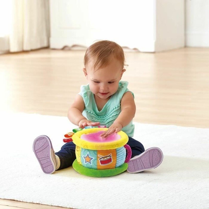 Juguetes Musicales Niños: Tambor Interactivo Vtech Baby Lumi Magique