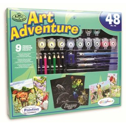 Manualidades Niños: Set de Pintura por Números Royal & Langnickel 48 Piezas - Compra online en MegaJuguetes
