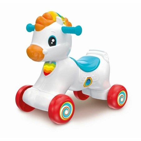 Peluches Niños: Caballo Balancín Clementoni con Ruedas y Sonidos - Compra online en MegaJuguetes