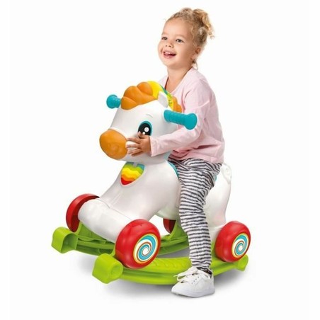 Peluches Niños: Caballo Balancín Clementoni con Ruedas y Sonidos