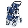 Muñecas Niñas: Carrito Tandem Reig Azul - ¡Paseos Dobles! - Compra online en MegaJuguetes