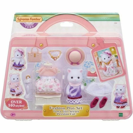 Figuras Acción Niños Sylvanian Families: Maleta Moda Gata Persa - Compra online en MegaJuguetes
