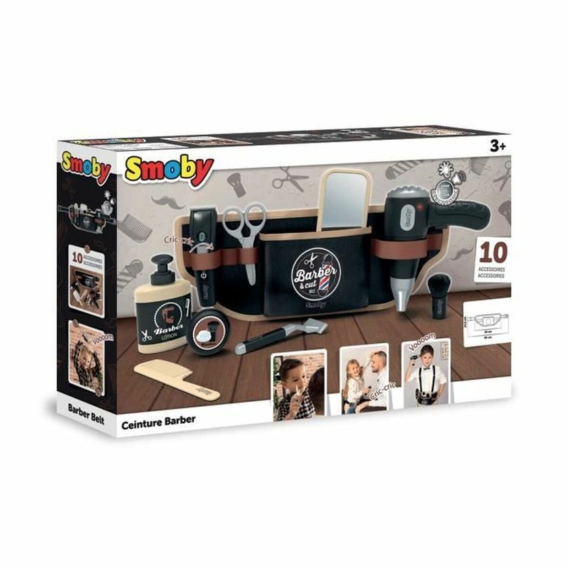 Disfraces Niños: Set Maquillaje Infantil Smoby Barber & Cut Belt