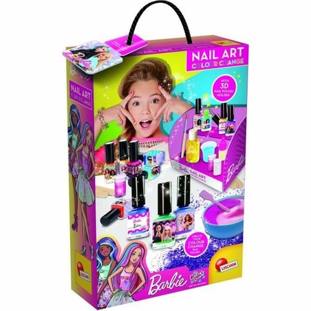 Disfraces Niños: Set de Manicura Barbie Nail Art Lisciani Giochi - Compra online en MegaJuguetes