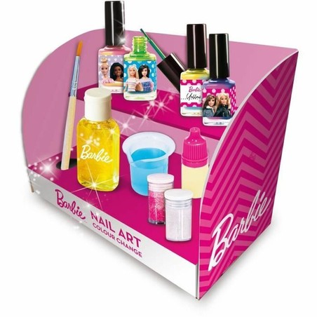 Disfraces Niños: Set de Manicura Barbie Nail Art Lisciani Giochi