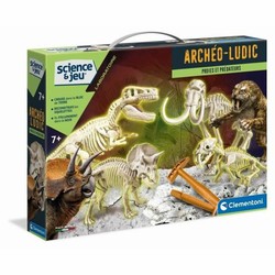 Juguetes Ciencia Niños Clementoni: Kit Proies et Prédateurs Arqueología - Compra online en MegaJuguetes