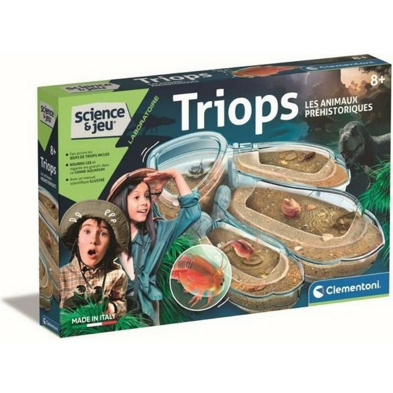 Juguetes Ciencia Niños Clementoni Triops: Animales Prehistóricos - Compra online en MegaJuguetes