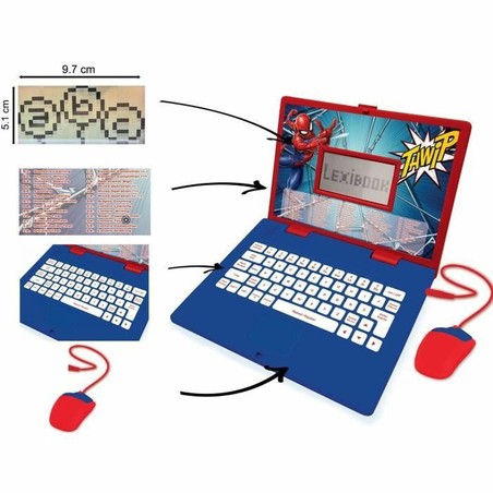 Juguetes Electrónicos Niños: Ordenador Portátil Lexibook SPIDER-MAN Bilingüe