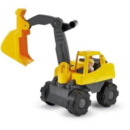 Coches juguete niños: Excavadora Ecoiffier Amarilla resistente - Compra online en MegaJuguetes
