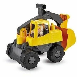 Coches juguete niños: Excavadora Ecoiffier Amarilla resistente - Compra online en MegaJuguetes 2