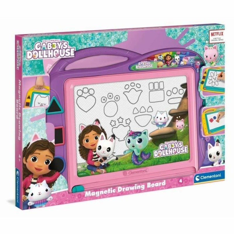 Manualidades Niños: Pizarra Mágica Clementoni Gabby's Dollhouse