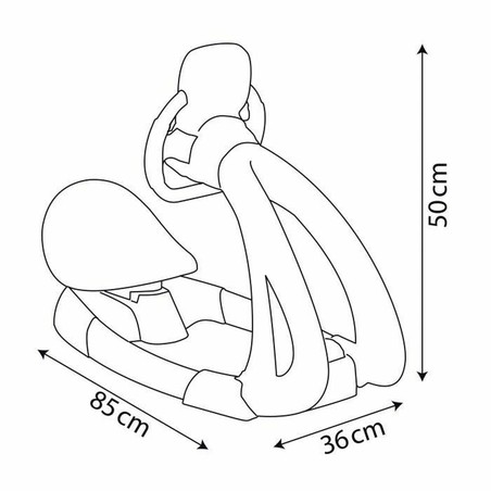 Coches Juguete Niños: Asiento Racing Spidey Volante Interactivo