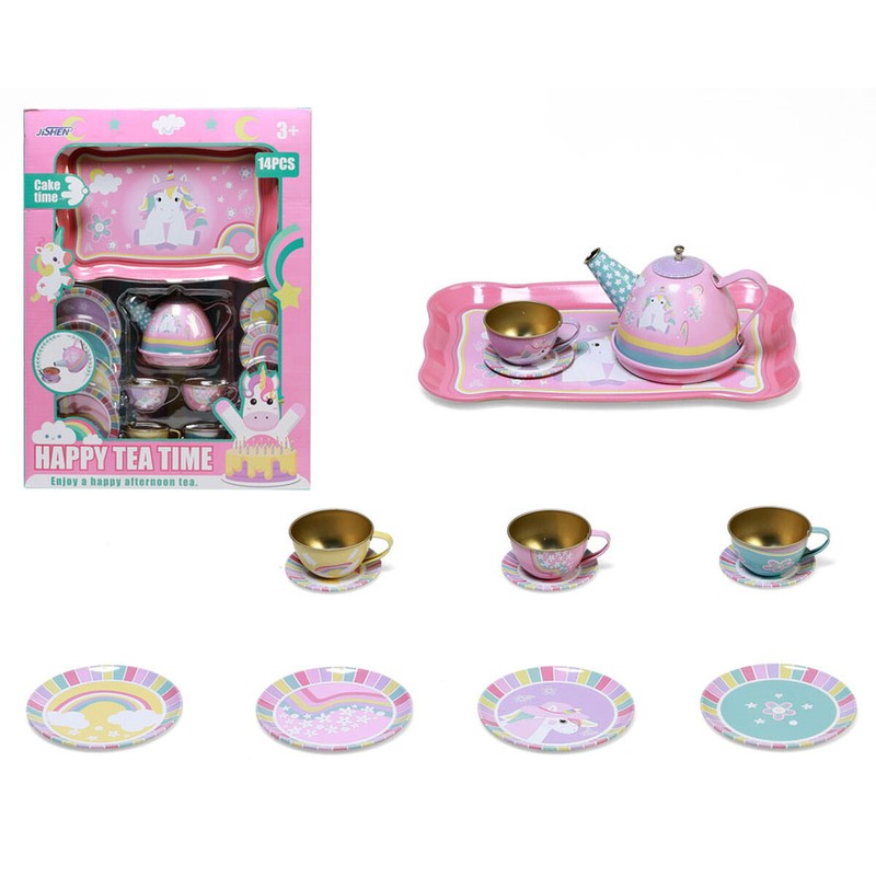 Juego Simbólico Niños BigBuy Fun - Set de Té de Metal - Compra online en MegaJuguetes