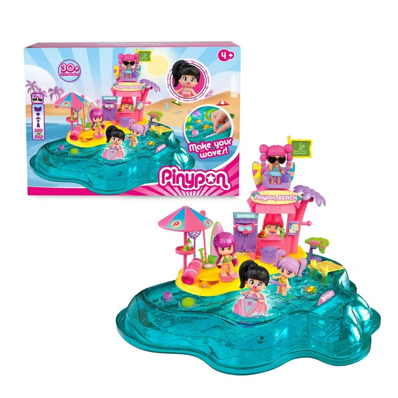 Figuras Acción Niños Playset Pinypon Playa con Accesorios - Compra online en MegaJuguetes
