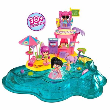 Figuras Acción Niños Playset Pinypon Playa con Accesorios
