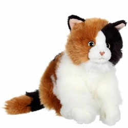 Peluches Niños Gipsy Gato Tricolor – Suave Compañero de Abrazos - Compra online en MegaJuguetes